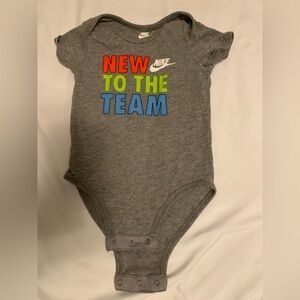 Nike Charcoal Kids Bodysuit